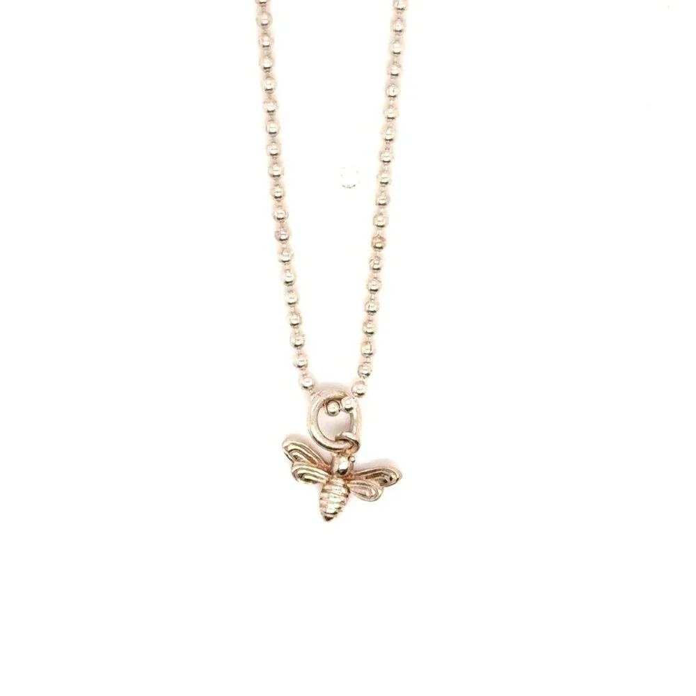 Tiny Bee Beaded‎ Chain Necklace